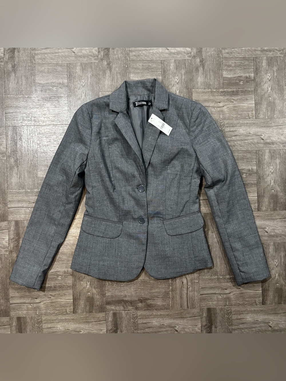 7th Avenue New York & Company Gray Blazer Suit Jacket Size 0